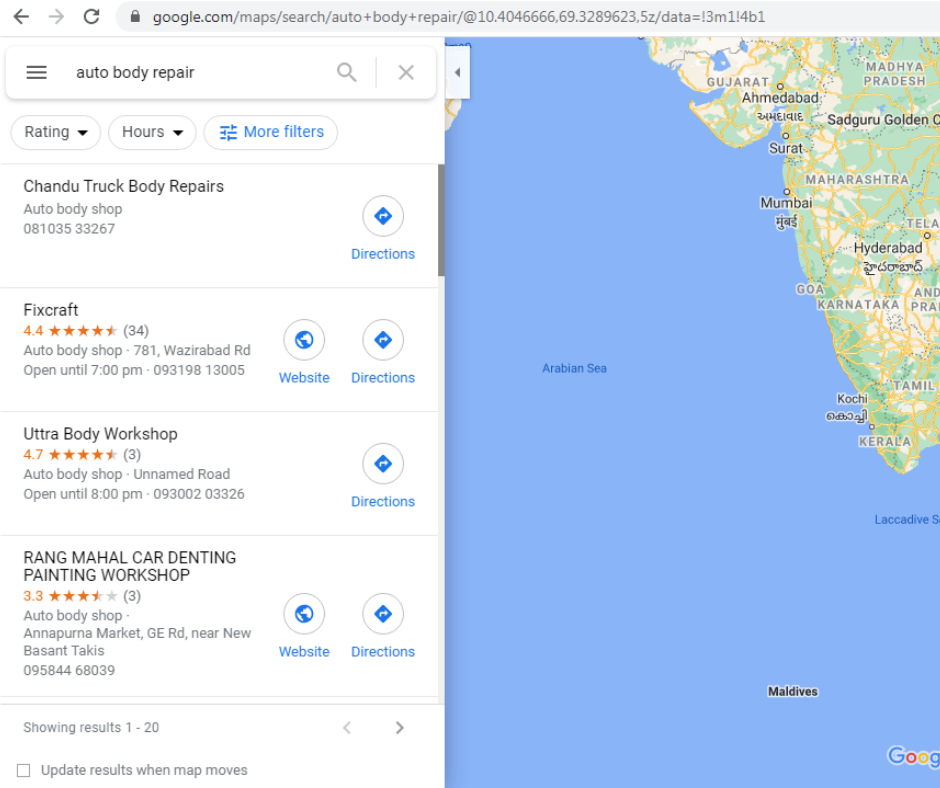  Image of Google map