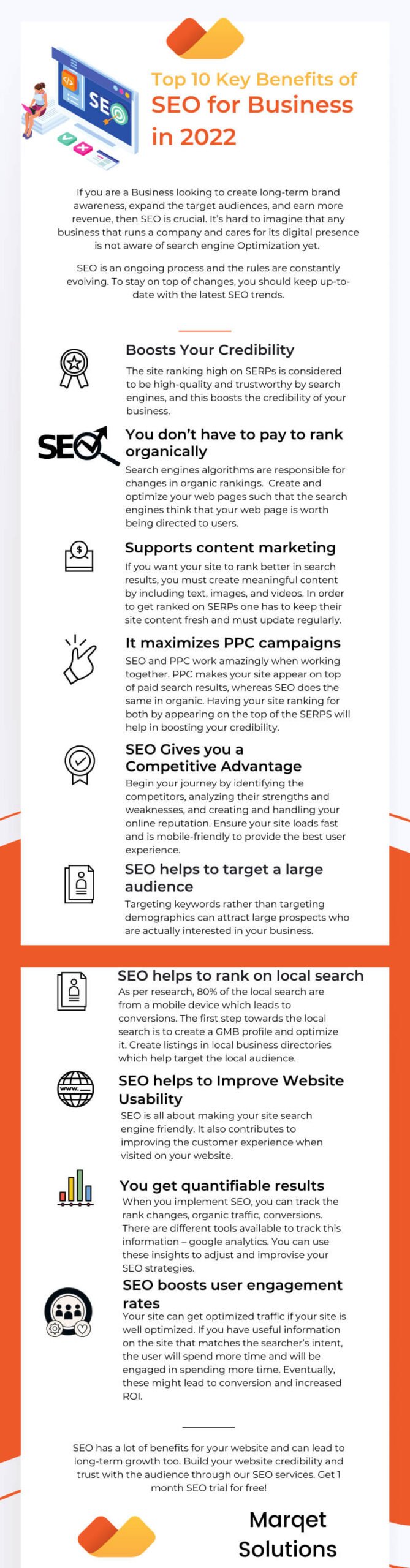 top 10 key benefits of seo for business in 2022